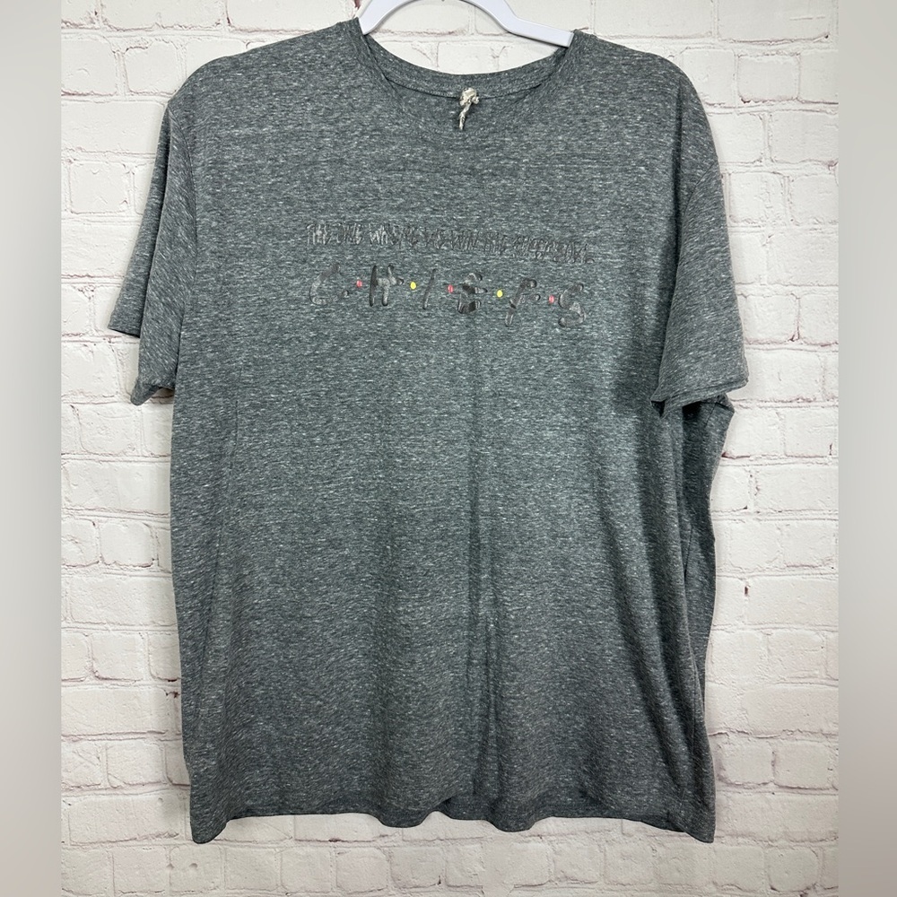 KANSAS CITY CHIEFS The One Where We Win the Super Bowl gray ss t-shirt sz XL